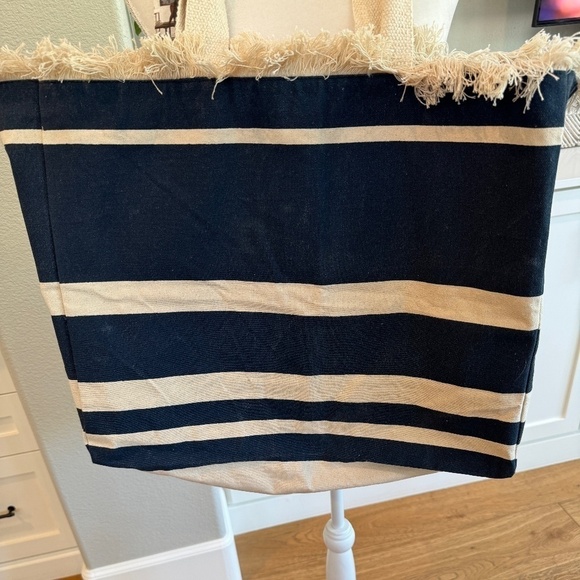 RAE DUNN FUN IN THE SUN BEACH BAG TOTE - Picture 2 of 2